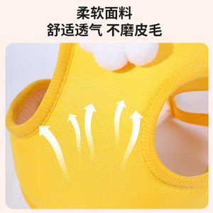 Arnés para gatos estilo chaleco con flores 3D, arnés para mascotas, arnés tipo racerback para perros, venta al por mayor - Product Image 3