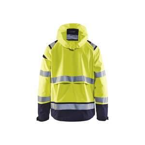 BLAKLADER - 498719873389XS <b>Hi</b>-<b>Vis</b> Shell <b>jacket</b> <b>Yellow</b>/Navy blue - EAN 7330509434529 <b>HI</b>-<b>VIS</b> WORKWEAR - Product Image 2