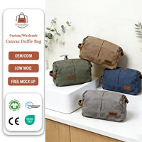 Sacs de toilette, de week-end et de voyage personnalisés en cuir et toile, avec compartiments multiples, sacs de sport et de cosmétiques