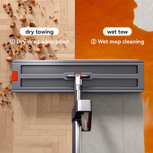 <span class=keywords><strong>Mop</strong></span> lau nhà bằng sợi microfiber cao cấp 45cm, đầu lau kép, nhẹ, độ bền cao, cán inox, khả năng khử nước 90%-100% - Product Image 4