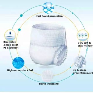 <span class=keywords><strong>Pannolini</strong></span> <span class=keywords><strong>mutandina</strong></span> ultra spessi in morbida cellulosa traspirante per adulti, con protezione anti-perdita, per donna, comodi e morbidi - Product Image 4
