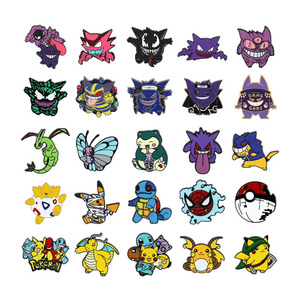Al por mayor: Pines de dibujos animados bonitos de <span class=keywords><strong>Pikachu</strong></span>, Charmander, Gengar, insignias de metal, pines de anime esmaltados para solapa, bolso y sombrero, accesorios - Product Image 1