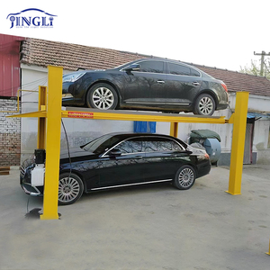 JINGLI Kit de roulettes pour élévateur de stationnement hydraulique à 4 poteaux et double vérin, certifié CE, capacité 4T, hauteur de levage 1800mm, pour garage - Product Image 1
