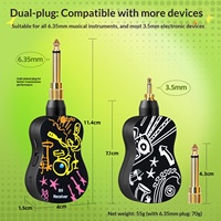 B9 Musical Instrument Wireless Audio Transceiver Guitar Transmission System Bass Guitar Pickup