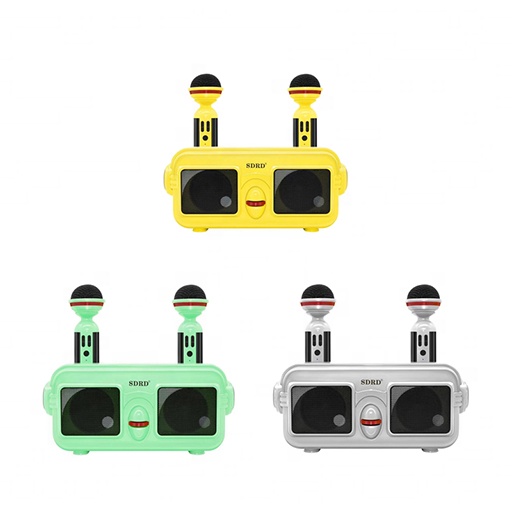 Мини беспроводной микрофон Портативный Караоке Пение портативная перезаряжаемая машина караоке микрофоны для взрослых и детей