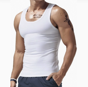 Maglietta senza maniche, taglie europee e americane, Home Fitness maschile, asciugatura rapida, traspirante, corsa, sport, gilet Outdoor - Product Image 1