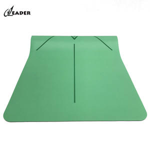 Estera de <span class=keywords><strong>Yoga</strong></span> verde personalizada de 5mm, estera de ejercicio al aire libre con agarre bonito, estera grande personalizada <span class=keywords><strong>para</strong></span> Fitness <span class=keywords><strong>para</strong></span> parques y jardines - Product Image 1