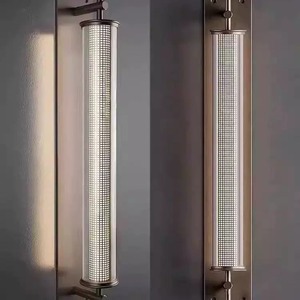 โคมไฟติดผนังสไตล์เรโทรอินดัสเทรียล ดีไซน์เนอร์ ผลิตจากโลหะสีดำด้าน สำหรับโรงแรม สำนักงาน ทางเดิน ห้องนั่งเล่น-ผนังตกแต่ง - Product Image 1