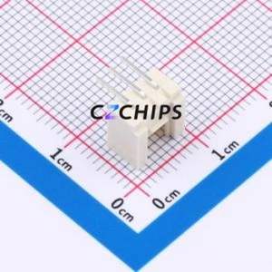 HC-HY2.0-3AW-M Wire-to-Board Pin Header Bent Lead Through Hole,P=2mm Connector 1x3P 2mm Right Angle Insert HY - Product Image 2