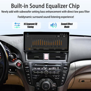 Lecteur multimédia à écran tactile de 12,3 pouces, navigation GPS, CarPlay sans fil, autoradio Android pour Honda Acura TL 2009-2014 - Product Image 4