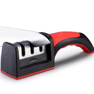 Afilador de Cuchillos Doméstico Multifuncional de Tres Etapas, Piedra de Afilar de Cerámica Rápida - Product Image 1