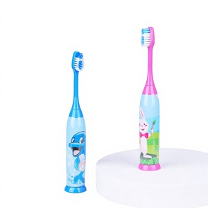 <span class=keywords><strong>Brosse</strong></span> à <span class=keywords><strong>dents</strong></span> électrique pour enfants étanche IPX4 décorée de dessins animés avec <span class=keywords><strong>brosse</strong></span> à <span class=keywords><strong>dents</strong></span> pour enfants à poils polis doux - Product Image 4