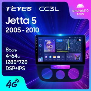 <span class=keywords><strong>TEYES</strong></span> <span class=keywords><strong>CC3</strong></span> 2K para <span class=keywords><strong>Volkswagen</strong></span> Jetta 5 2005 - 2010 Radio de coche Reproductor multimedia de video Car Play Radio Multimedia Estéreo - Product Image 1