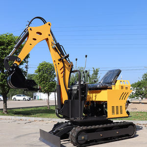 China Venta caliente 1T 1,6 T Motor diésel Excavadora sobre orugas Mini excavadora Mejor precio - Product Image 1