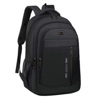 Sac à dos en nylon pour étudiants, avec compartiment pour ordinateur et port USB, idéal pour les voyages en extérieur, grand format, avec cadre interne, pour hommes - Vente chaude
