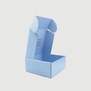 Boîtes d'emballage en matériaux recyclés en gros, couleur personnalisée, logo, boîte pliante en papier pour expédition, boîte à courrier en carton ondulé, finition mate - Product Image 4