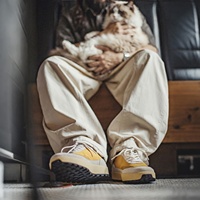 Chaussures pour hommes Maden, baskets de course rétro respirantes et légères, chaussures décontractées à plateforme gaufrée, tendance automne 2026