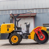 Mini tour sur rouleau vibrant rouleau hydraulique OEM 3,5 tonnes prix du compacteur à rouleaux de route
