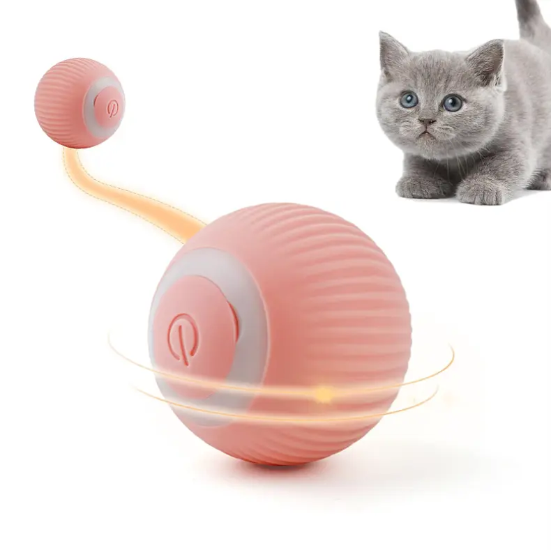 Wholesale Katten Speelgoed Pet Automatic Smart Electric Cat Toy Interactive Cat Ball Toys Game for Cat Rolling Smart Ball