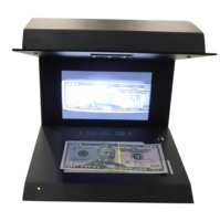 Détecteur de monnaie UV E-UVM de bureau Portable détection de l'argent réel pour billets de banque monnaie Bill métal matériel détecteurs de monnaie
