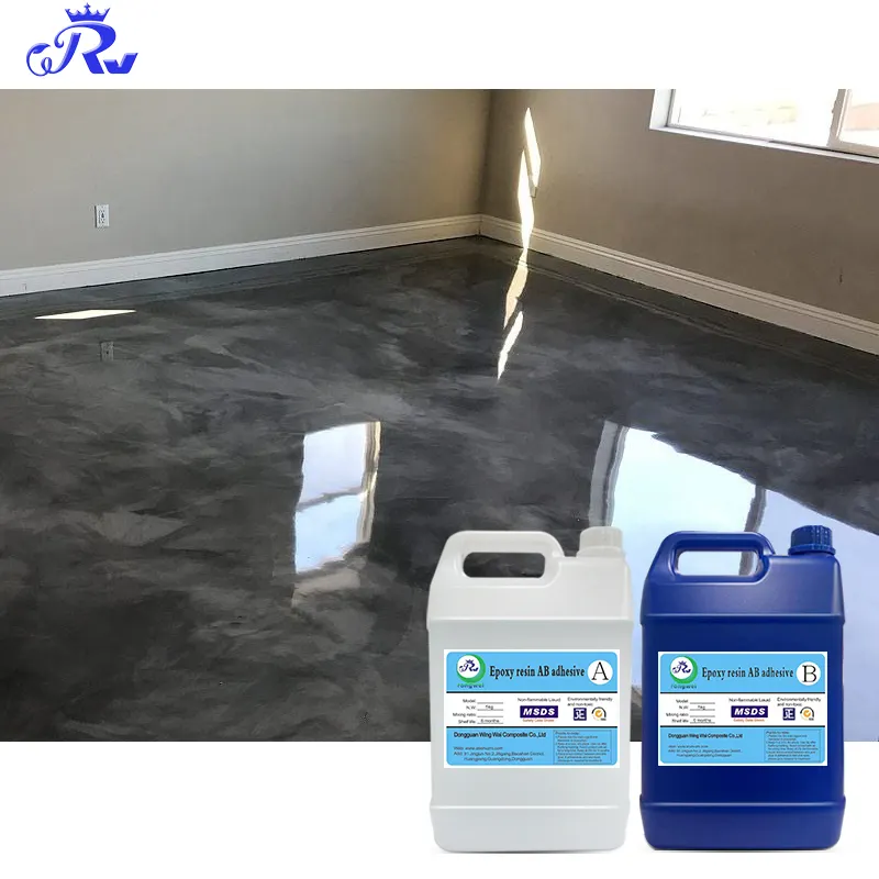 Metallic Epoxy Resin for Floor Coating, Epoxy Basement Floor, Clear Epoxy for Top Coat Epoxy Resin Polished Floor