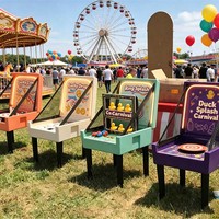 Table de jeu de lancer de pièces d'argent d'intérieur - Jeu de carnaval classique pour maison de fête, équipement de location, aire de jeux pour enfants en métal