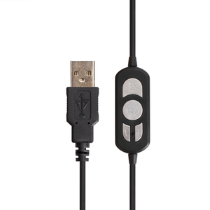 Cuffie USB con Microfono VCOM per Call Center, Vendita all'Ingrosso, Ideali per <span class=keywords><strong>Lezioni</strong></span> <span class=keywords><strong>Online</strong></span> Scolastiche - Product Image 2