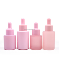 Kosmetik 15ml 20ml 30ml flache Schulter Zuckerguss Bunte Macaron ätherische Öl Glas Tropf flasche mit benutzer definierten Box