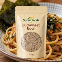 Nouilles Udon saines instantanées à faible teneur en gras, cuites en sachet, pour régime alimentaire