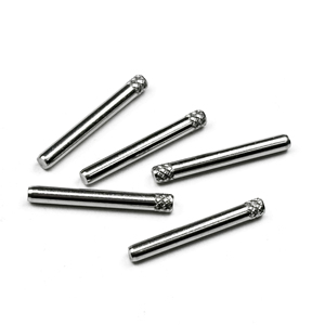 Goupille cylindrique filetée en acier inoxydable, longue, moletée, norme ISO, finition brillante, marque SAITONG, dimensions personnalisables pour - Product Image 1