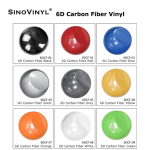 Autoadhesivo 6D <span class=keywords><strong>fibra</strong></span> de <span class=keywords><strong>carbono</strong></span> Auto Car Wrap película pegatina vinilo - Product Image 6