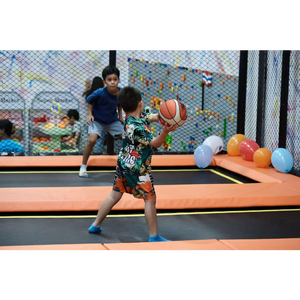 Parc de trampolines personnalisé, aire de jeux souple commerciale pour enfants, équipement de parc de trampolines coloré pour enfants - Product Image 3