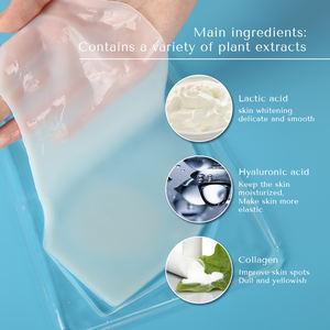 Private Label Großhandel Crystal Collagen Neck <span class=keywords><strong>Mask</strong></span> Lifting Transparente Crystal Neck <span class=keywords><strong>Mask</strong></span> Sheet Patch - Product Image 3