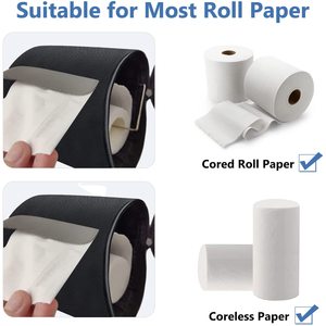 Porte-papier toilette suspendu imperméable, sac de rangement portable et pliable pour rouleaux de papier avec sangle réglable pour mur, voiture, camping - Product Image 3