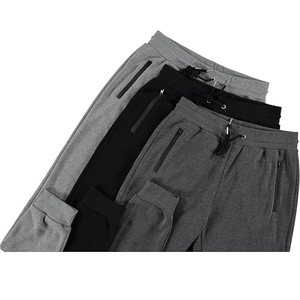 Pantalones Deportivos de Felpa para Hombre, Paquete de 3 - Pantalones Deportivos Atléticos con Bolsillo con Cremallera y Cordón Ajustable - Product Image 4