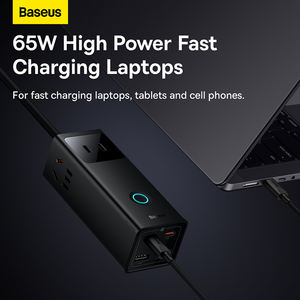 100% orijinal Baseus PowerCombo dijital PowerStrip 3AC + 2U + 2C 65W ile 1.5m güç kablosu CN fiş sürümü stokta hazır - Product Image 2