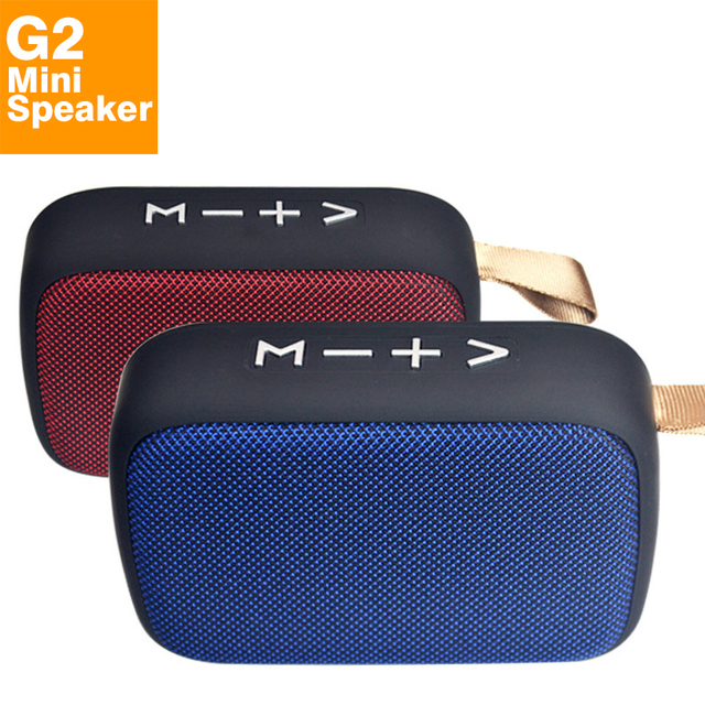 MINI G2 Cheap Gift OEM Blue Tooth Speaker Portable Wireless Loud Sound System 3D Stereo Music Surround TF USB Wireless Speaker
