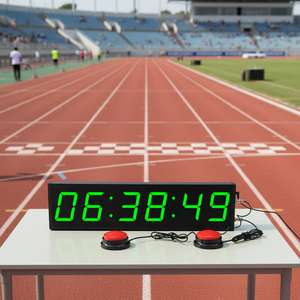 Nuevo Reloj de Pared Eléctrico LED Gigante CHEETIE CP19 2026, con Patrón Decorativo, 6 Dígitos, 4 Pulgadas, Color Rojo, para Sala de Estar - Product Image 2