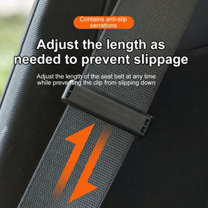 Boucle de ceinture de sécurité en plastique populaire, accessoire d'intérieur de <span class=keywords><strong>voiture</strong></span> assorti à la couleur tendance - Product Image 4