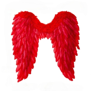 <span class=keywords><strong>Ali</strong></span> d'<span class=keywords><strong>Angelo</strong></span> Nere e <span class=keywords><strong>Rosse</strong></span> Grandi per Feste di Carnevale, Halloween e Cosplay - Vendita all'Ingrosso a Prezzi Convenienti - Product Image 1