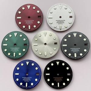 หน้าปัดนาฬิกาเรืองแสงสีเขียวรุ่นใหม่ NH35 ขนาด 28.5 มม. พร้อมอุปกรณ์เสริมสแตนเลสสตีล นาฬิกาข้อมือระบบ NH35 - Product Image 1