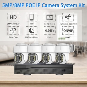 3MP 5MP 4K CCTV Kit 8 Channel 8MP PoE NVR Kit PoE IP <strong>Camera</strong> Set Motion Detection 2-Way Audio 8CH PTZ Dome Security <strong>Camera</strong> <strong>System</strong> - Product Image 5