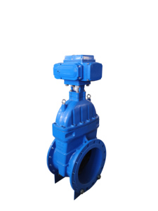 380VAC 220V Ductile <b>Iron</b> Flange Rubber Seat Motor Operated Gate RTZ945X-16 Motor Operated Gate - Product Image 5