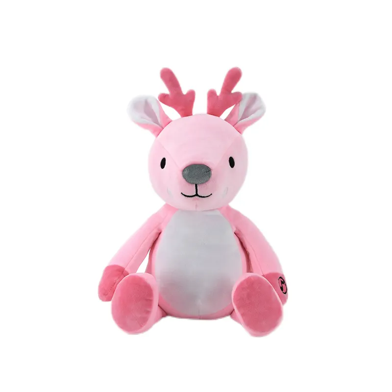 Customized Baby Night Light Cute Stuffed Animal Electronic Musical Animals Plush Toys For Kids