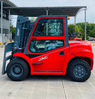 Chariot élévateur contrepoids diesel JAC neuf 7T CPCD70J avec pneus pleins pour l'usine sidérurgique et la manutention de matériaux de construction