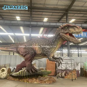 3D Animatronic Dinosaur Outdoor Robotic Robot Artificial Waterproof Simulation Electric Mechanical Moving Remote Control Dino