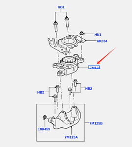 フリーランダー2 & エボーク鉄製トランスミッション取り付けブラケット新品LR062669 LR024738 - Product Image 4