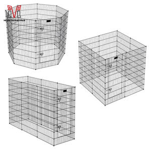 סיטונאים DIY שילוב כלב תרגיל נייד משחק עט גדר לול לחיות מחמד לכלב עם 4 <span class=keywords><strong>6</strong></span> 8 לוחות צדדיים - Product Image 6