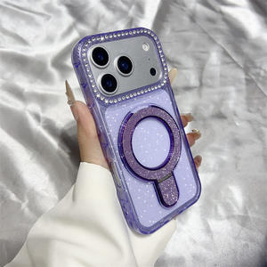 เคสโทรศัพท์กันกระแทกแบบหรูหรา ประดับกลิตเตอร์และเพชร สำหรับ <span class=keywords><strong>iPhone</strong></span> 17 Air 16 15 14 Plus 13 12 <span class=keywords><strong>11</strong></span> <span class=keywords><strong>Pro</strong></span> <span class=keywords><strong>Max</strong></span> - Product Image 5