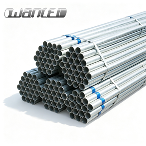 Tubería <span class=keywords><strong>de</strong></span> Acero Galvanizado por Inmersión en Caliente, Tubería GI ASTM A53, Tubo Galvanizado Redondo Soldado <span class=keywords><strong>para</strong></span> Suministro <span class=keywords><strong>de</strong></span> <span class=keywords><strong>Agua</strong></span> y Construcción <span class=keywords><strong>de</strong></span> Tuberías - Product Image 3